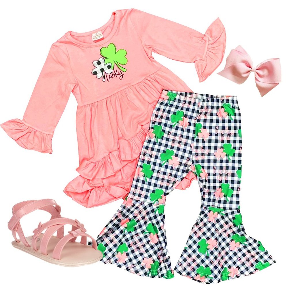 2 Piece Lucky Girl Pant Set